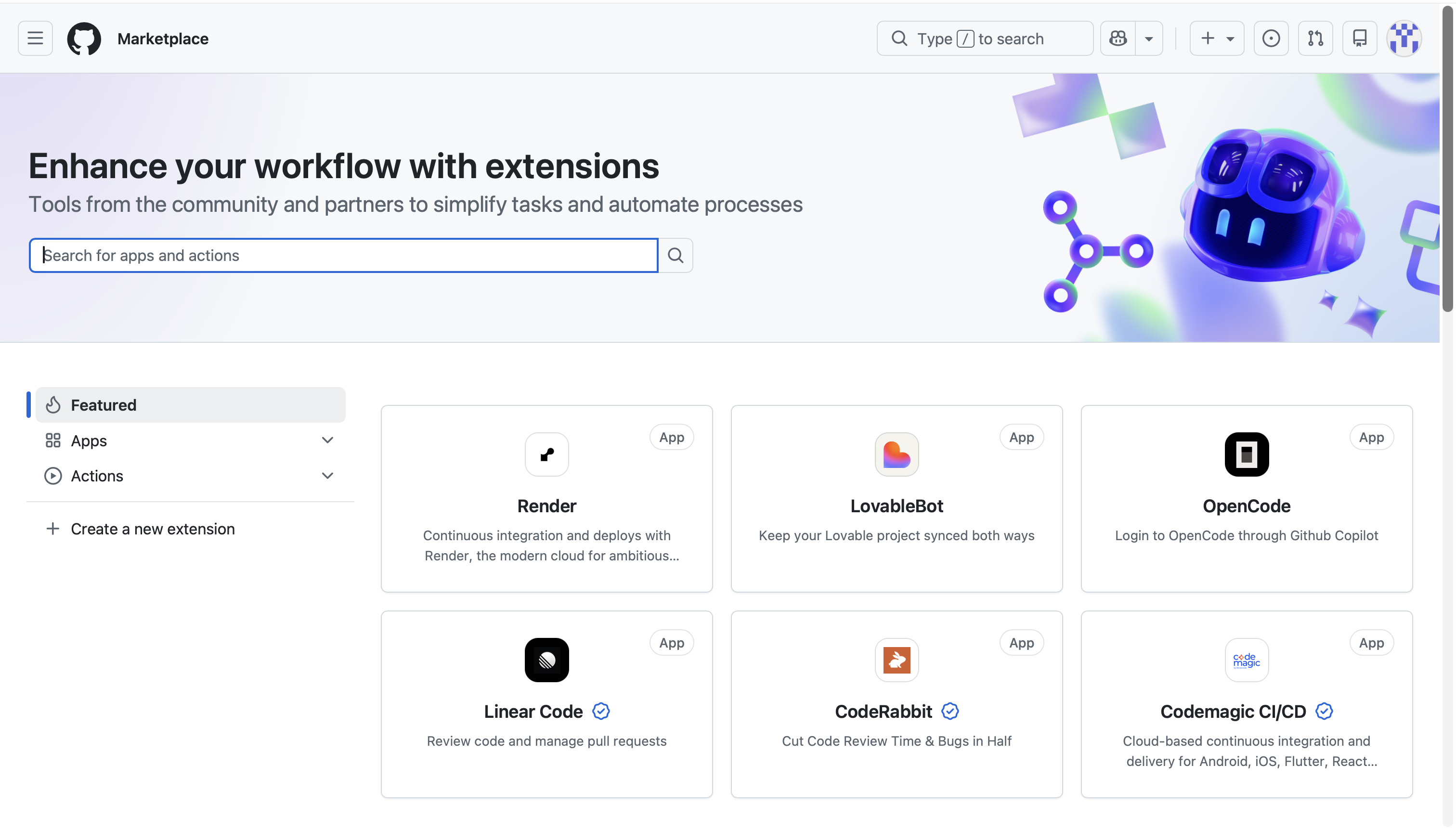 GitHub Marketplace